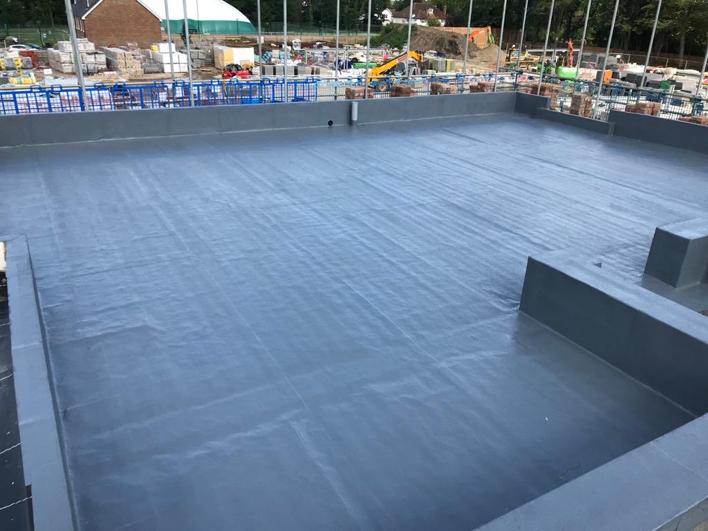 ContourRoofing's tweet photo. Quality, seamless waterproof using ⁦@LiquidPlastics⁩ to protect the marketing suite ⁦#TheContourWay https://t.co/cE5l8bYQKA