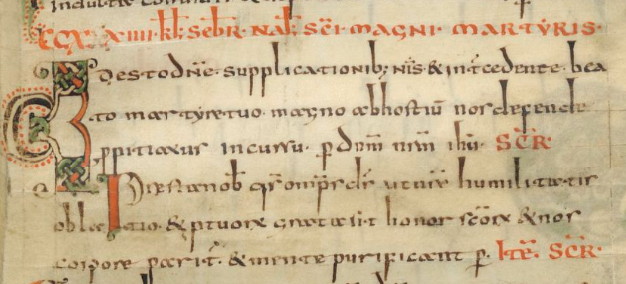 Here is the collect for the feast of St Magnus from the Gelasian Sacramentary.  For most of the Middle Ages martyrologists were confused between St Magnus of Anagni and St Andrew the Tribune the ‘Great Martyr’.  <a href="/ClerkofOxford/">Eleanor Parker</a> <a href="/MagnusMartyr/">St Magnus the Martyr, London Bridge</a>