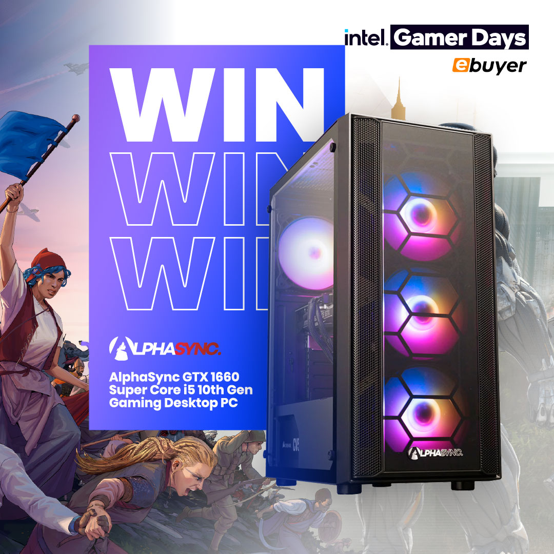 COMPETITION TIME! 

To celebrate #IntelGamerDays, we've teamed up with <a href="/alphasyncgaming/">AlphaSync</a> to WIN an AlphaSync GTX 1660 i5 10th Gen gaming PC - PLUS new gaming releases Humankind™ &amp; Crysis Remastered Trilogy.*

UK ENTRIES ONLY.  *T&amp;C's apply. FREE to enter.

t.ly/hmyM
