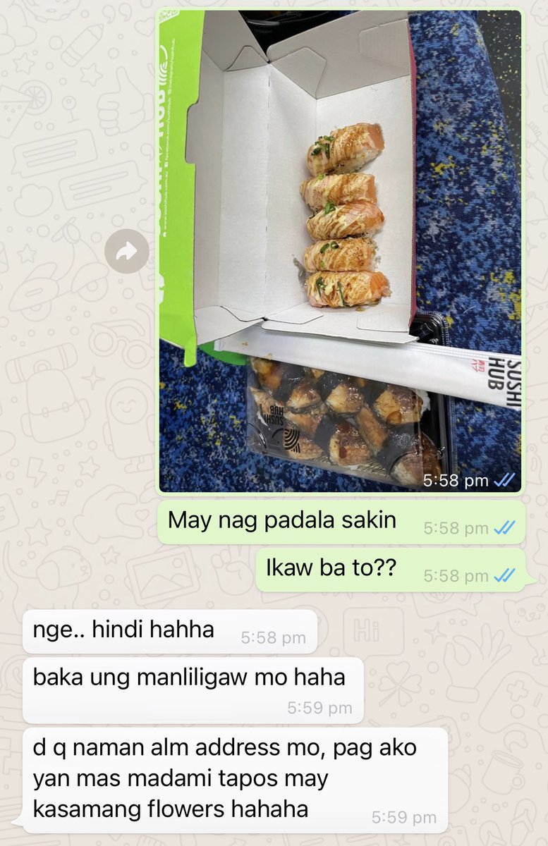 Creo_tonin's tweet photo. Ung mga moment na akala ko pagiihi lang nag papa kilig sayo. Pero meron pa palang pwedeng ibang bagay. Ang kulittttttt ng convo! #thirstDee #ThirsdeeConvo #MrSushi #bolahanPortion https://t.co/5yUg4EGC0t