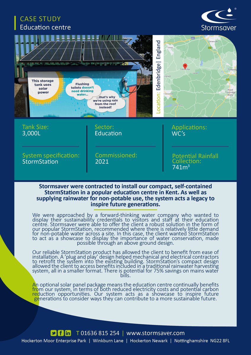 Want to learn more about our successful installations and maintenance services? We've added a NEW case study to our website! 

Check out more here: buff.ly/2Uu7X6P

#constructionnews #engineeringnews #projectsolutions  #commercialbuildings  #rainwaterharvesting