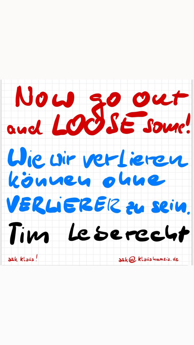 Sommerlektüre GEGEN DIE DIKTATUR DER GEWINNER „Es ist die Demut, die uns heilen könnte, bedeutet verlieren, sich auf einen Akt des Glaubens einzulassen: Die Hoffnung ist alles, was bleibt, wenn die Niederlage näherrückt. In diesem Sinne sind wir, hoffentlich, alle Verlierer.“
