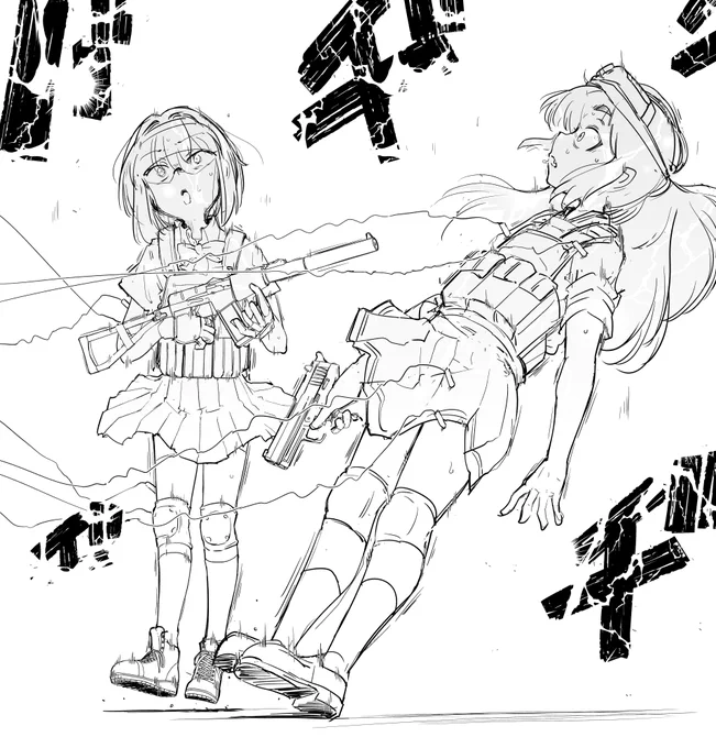 [R-18G] 武装少女に通電して本人の意図しない筋収縮で小ジャンプさせるジャンル
https://t.co/qqYbGQ805B https://t.co/yBjRoRayH6 