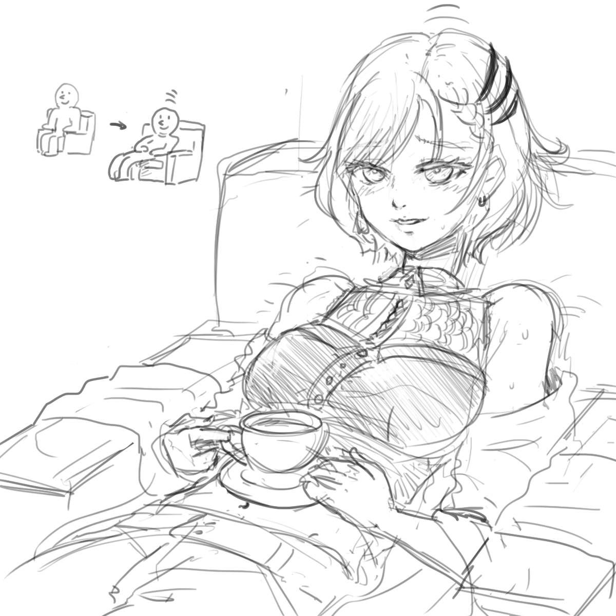 (repost) slowly slide down when you sit on a sofa without neck support

forget eerased some lines 