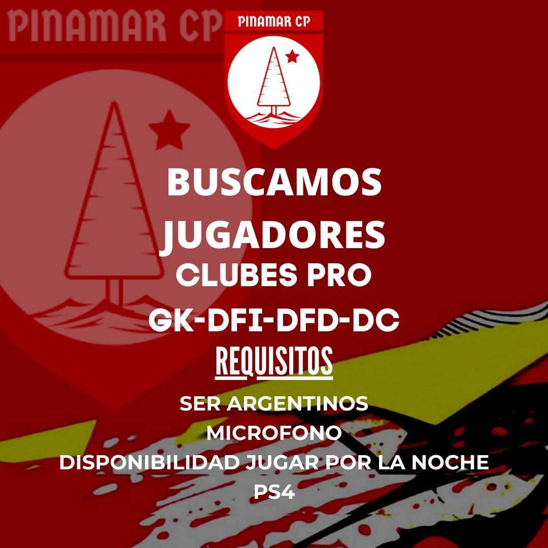 PinamarCP's tweet image. Hola somos PinamarCP. Jugamos en la Cuarta División de IESA y Tercera de IEV. Estamos buscando refuerzo para la próxima temporada. 
Te dejo el link del grupo de pruebas por si te interesa sumarte; para hacer pruebas de lunes a jueves de 22:30 a 00:30hs.

chat.whatsapp.com/Lt6kd2XWM6dGC9…