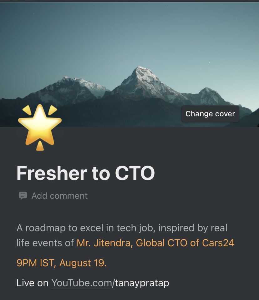 tanaypratap's tweet photo. I would have given my right arm to talk and know the secrets to succeed in a tech job. 

Bringing this for my students reminds me how clueless I was about tech choices and career ladders.

Tune in tonight for the live conversation. https://t.co/9W1MQ0ygts
