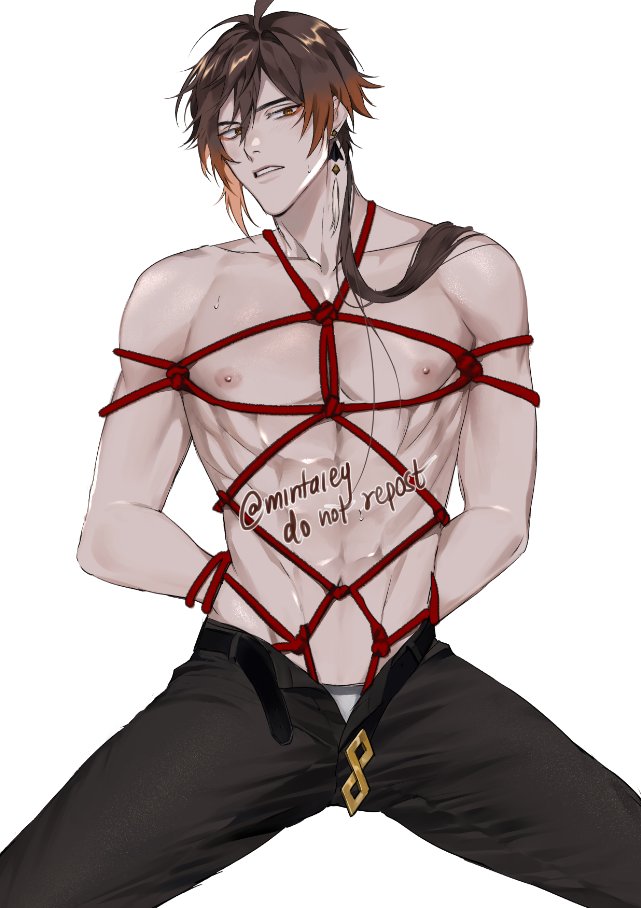 mintaiey's tweet photo. nsfw zhongli https://t.co/3JFeAhBgMq