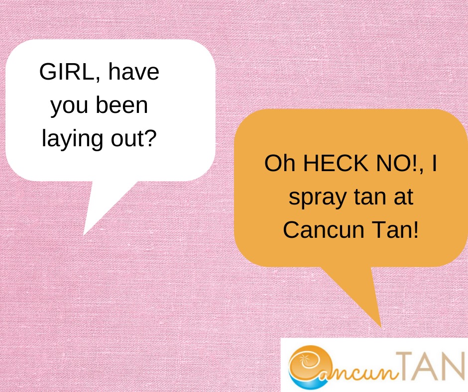 CancunTanDFW's tweet photo. Come and spray with us! Get your glow on! https://t.co/BhnmV00pCJ