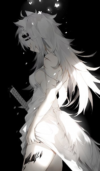 Wolf girl art