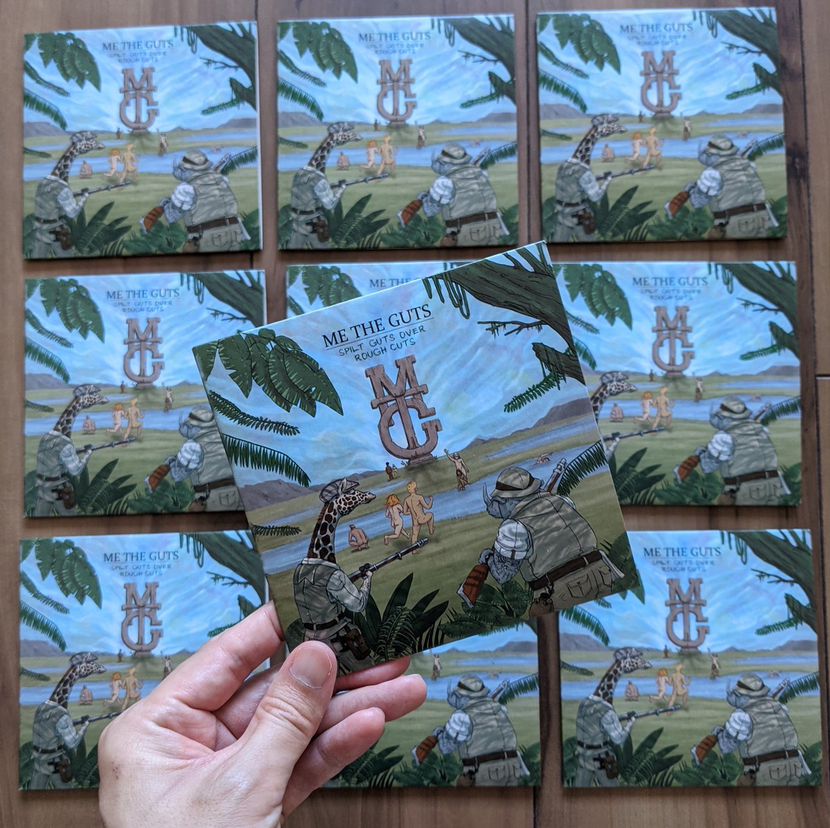 カナダのプログレッシブなスケートパンクバンドME THE GUTSの新作「Spilt Guts Over Rough Cuts」を入荷しました！THE FULLBLAST + PROPAGANDHIライクなサウンドに今作も仕上がっています。
milestonesounds.cart.fc2.com