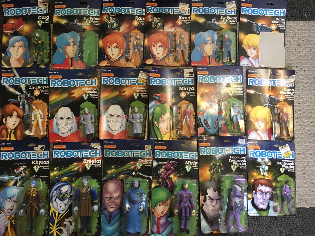 My biggest one time #robotech #toyhaul I was in Mexico and was able to fetch this for a great deal. #80stoys #macross