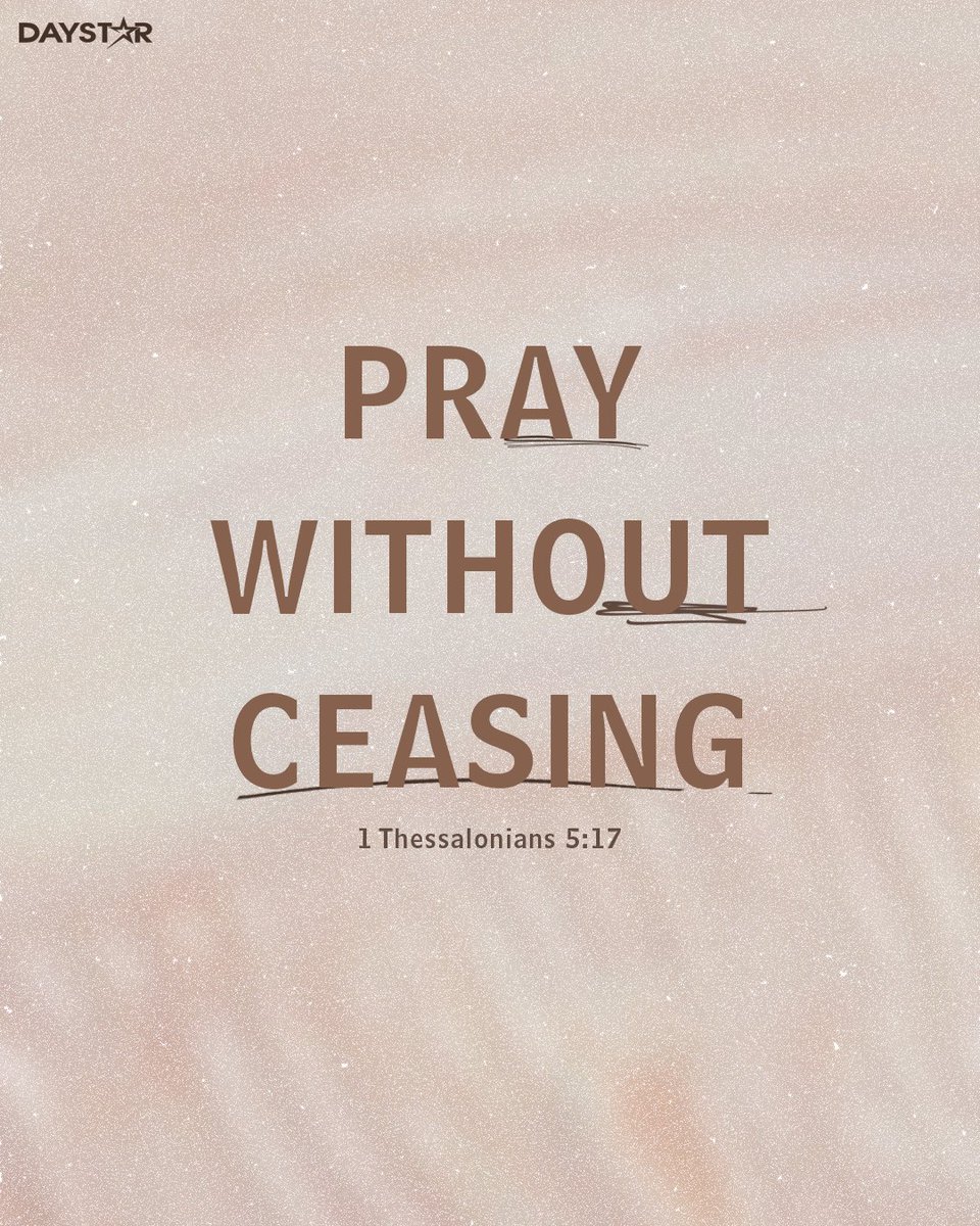 Daystar's tweet photo. May we never forget how much we need The Living God! https://t.co/wqWFezuHuN