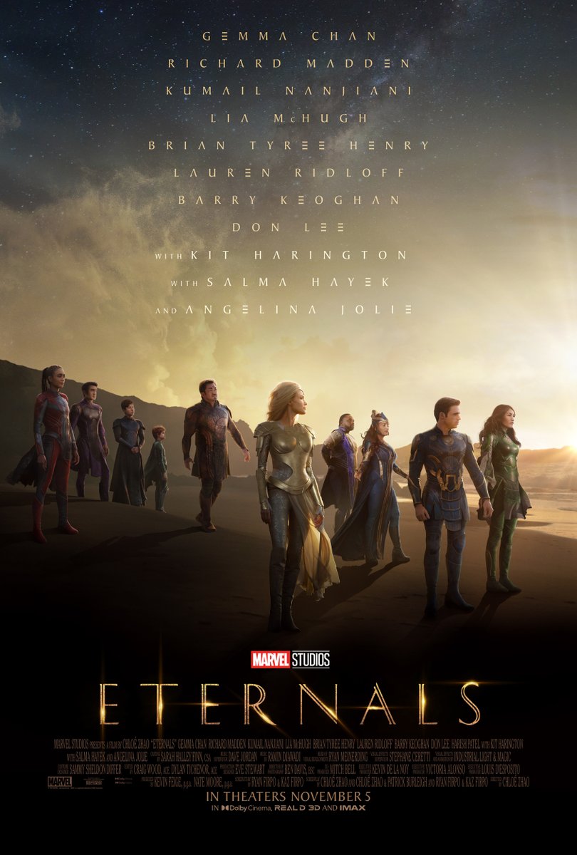 Eternals on Twitter: "Check out the official poster for Marvel Studios' # Eternals. Arriving in theaters November 5.… "