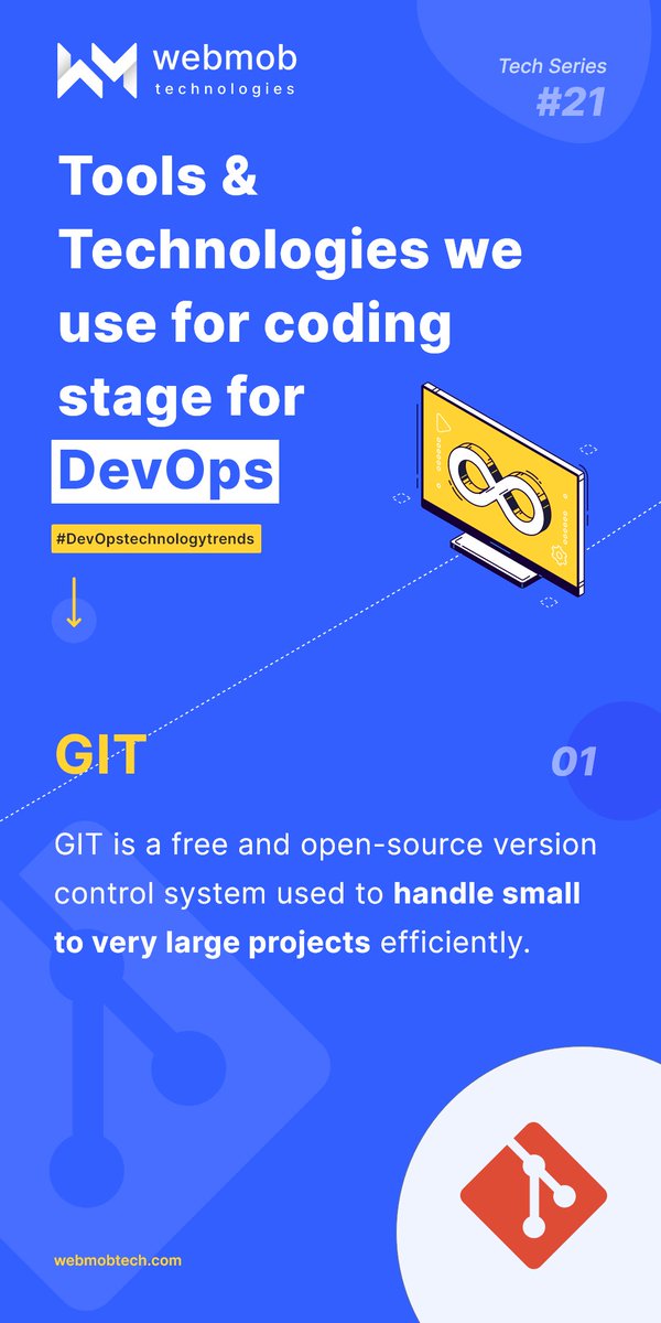 webmobtech's tweet image. Tools & Technologies we use at the coding stage for DevOps
Drop your idea on sales@webmobtech.com OR Call us at +1 (408) 520 9597. We will get back to you with a perfect softwaresolution at the earliest.
#devopsdevelopment #devops #devopstrends #devopstools #techstack