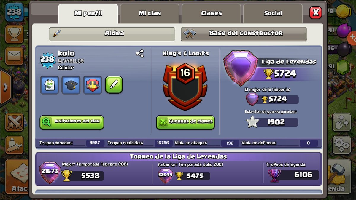 Al fin un dia pude pasar esa barrera de las 5700 🏆 que se me venia escapando hace meses... 🙏🔥🐉
<a href="/king3Lord/">King's & Lord's</a> <a href="/TeamSockers_/">🔥Team Sockers🔥</a>