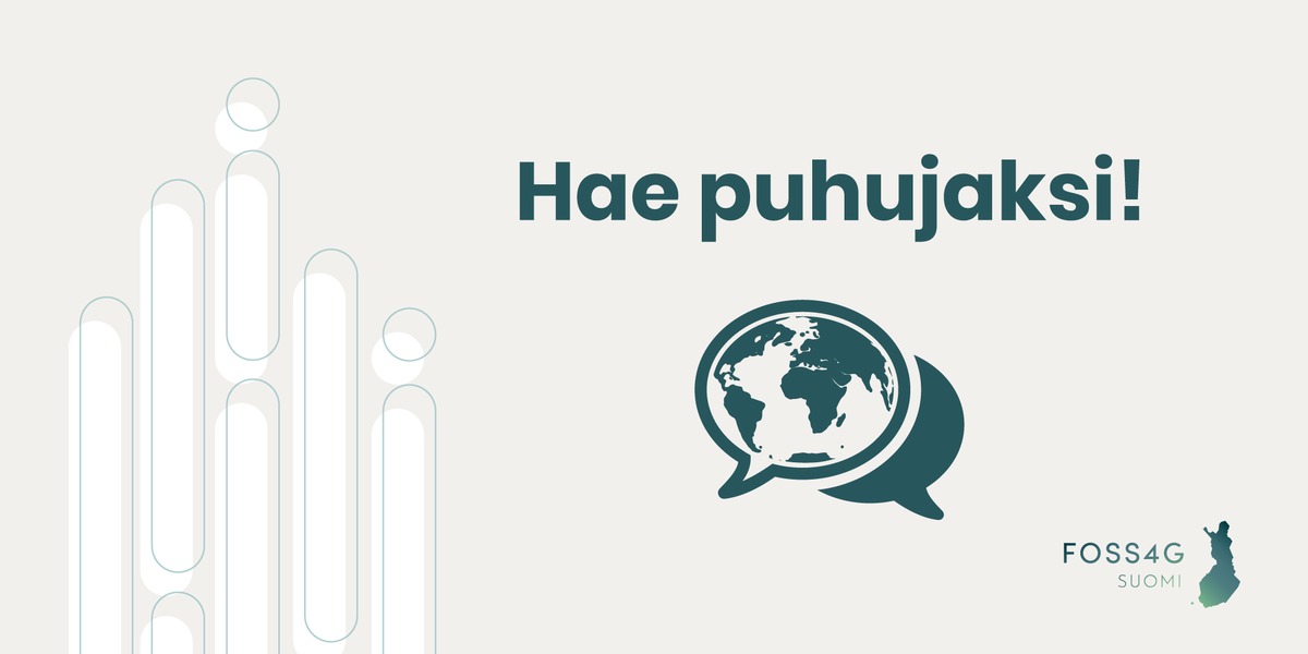 foss4gfi's tweet photo. Onko sinulla jokin innostava käyttökokemus, kehitysidea tai muita kiinnostavia ajatuksia FOSS4G-ohjelmistoista? 💡 Hae puhujaksi tapahtumaamme! 📢 Otamme puhe-ehdotuksia vastaan 30.8.2021 asti. Klik! 👉 https://t.co/DjH9niBzxK #foss4gfi https://t.co/8M0P2GL8hL