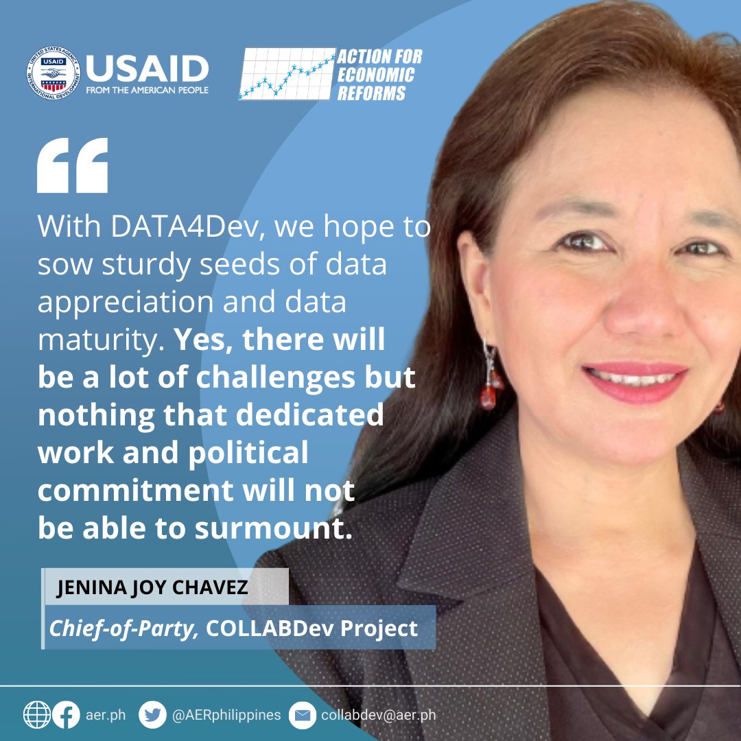 In the recently concluded DATA4Dev presentation, Ms. Jenina Joy Chavez (@jeninajoy) acknowledged the role of multi-stakeholder cooperation and multi-system collaboration in effecting relevant, timely, and responsive development interventions.