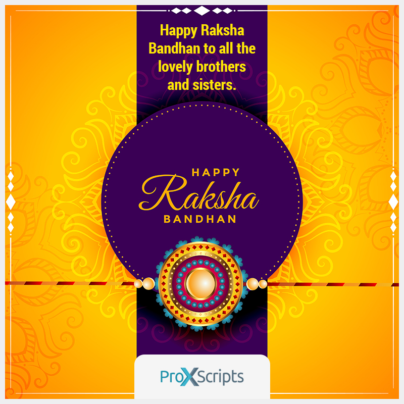 ProXScripts's tweet image. Happy Raksha Bandhan!

#RakshaBandhan #RakshaBandhan2021 #HappyRakshabandhan