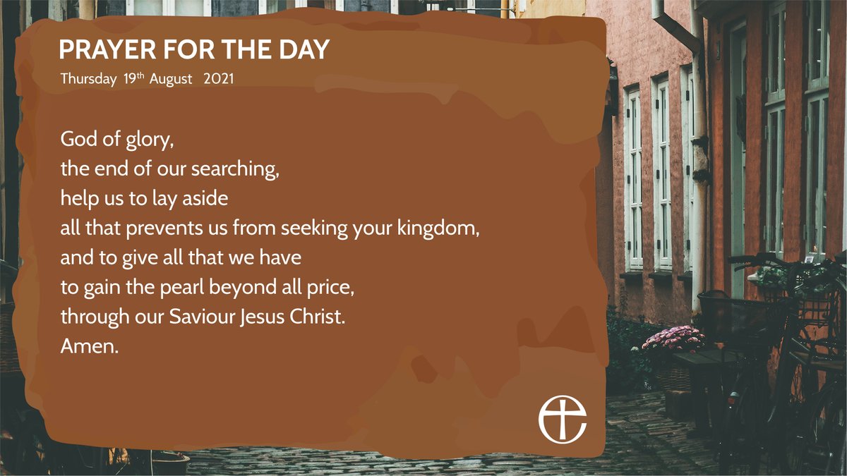 Pray with us.

Plain text and audio formats of today's prayer are available at cofe.io/TodaysPrayer.