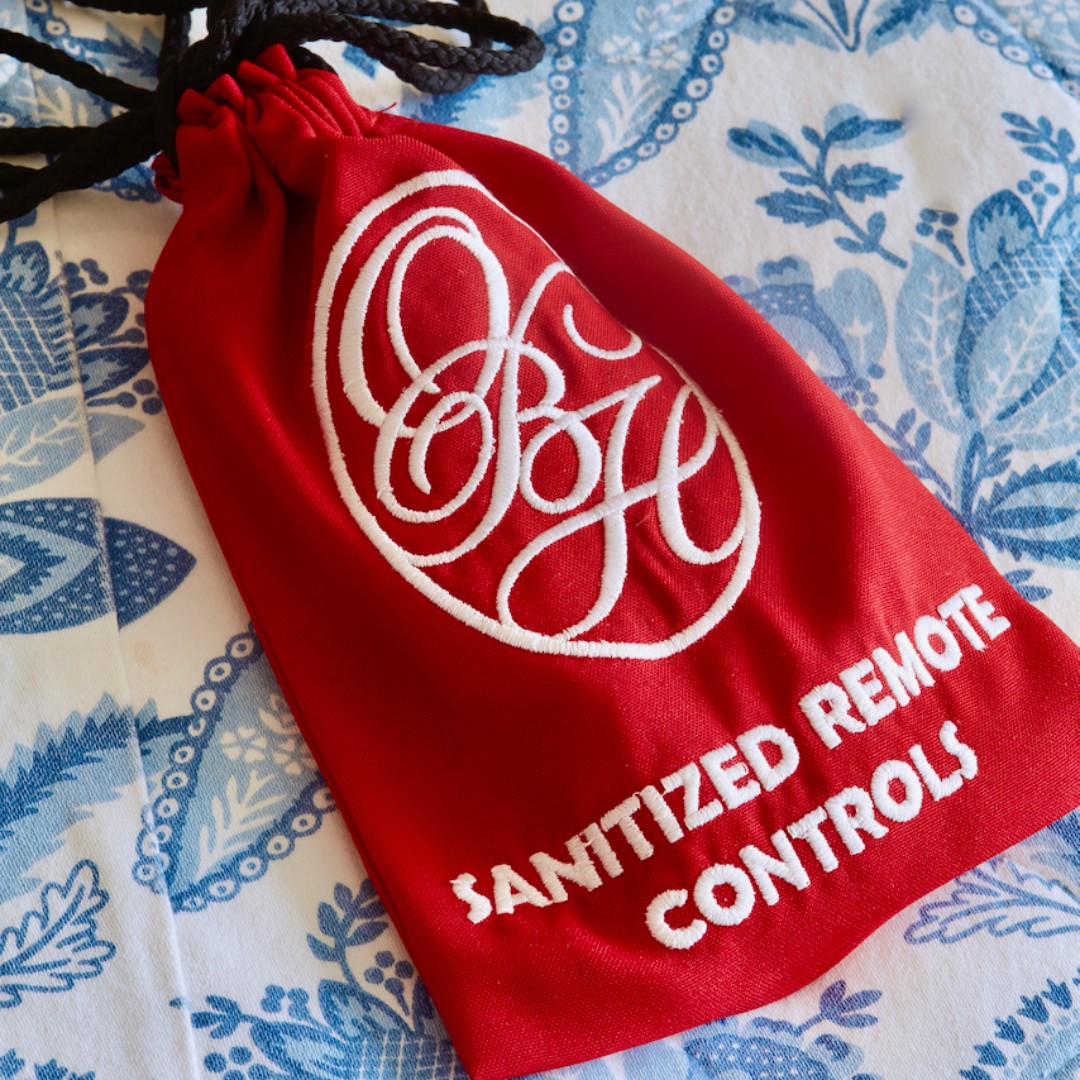 oysterbox's tweet image. Sanitized remote control bags are just one of the ways we #TreadRight. Not only to ensure guest safety, we eliminate the need for single-use plastics ♻️

#treadright #redcarnationhotels
#eliminatesingleuseplastic #environmentfirst #obhcares #carbonneutrality #maketravelmatter