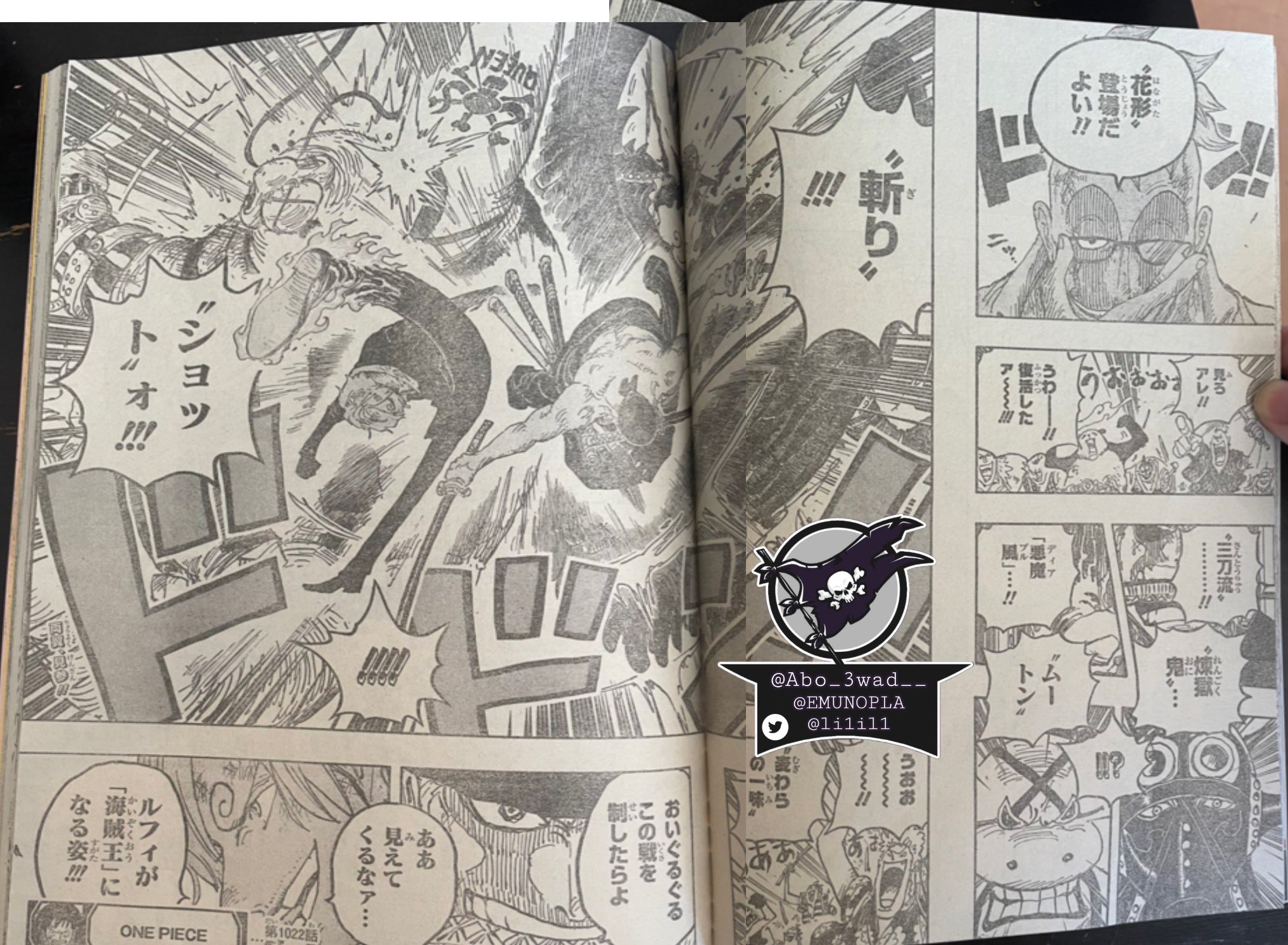 Read One Piece Chapter 1022 on Mangakakalot