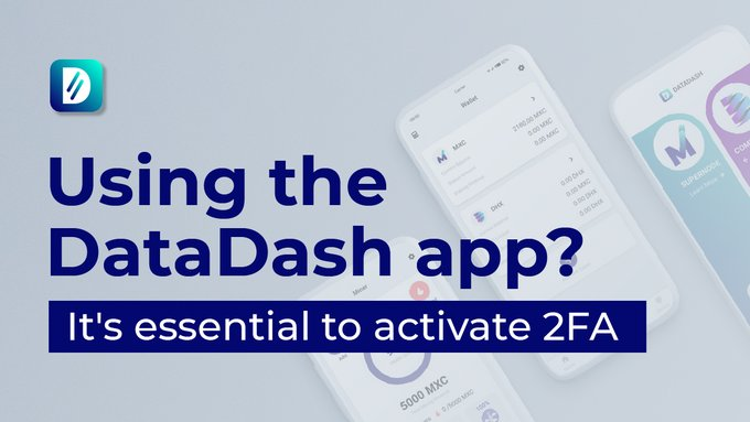 MXC_Global's tweet photo. 📡Using DataDash?

 ⚠️Two-factor authentication (2FA) is essential for your security. 

 🔐To protect your account, please setup 2FA today!

#bitcoin #MXCExchange $MX https://t.co/XzxQ5R1Qyt