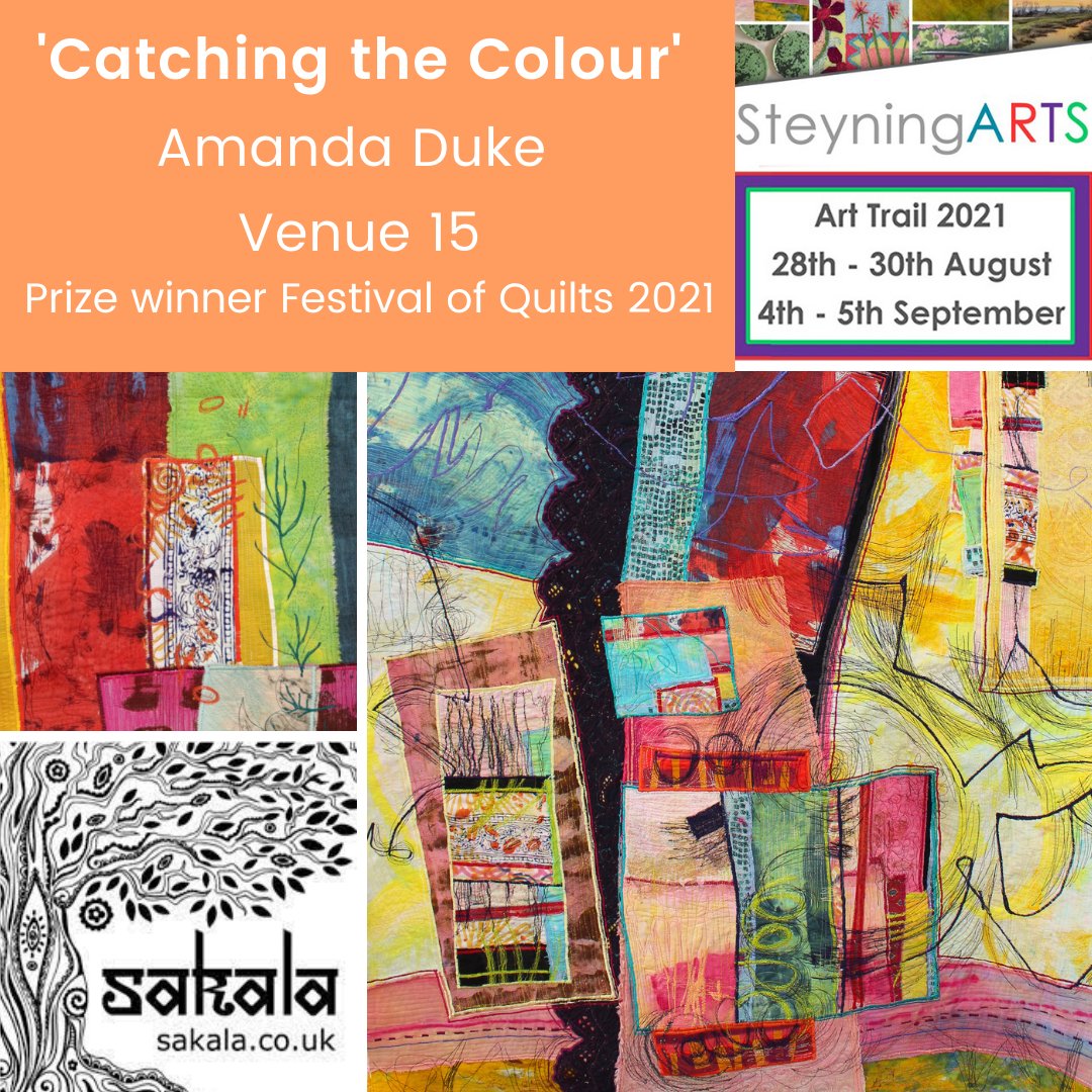 ad_MakeArt's tweet photo. There is a lot going on again. I'm preparing for the Steyning Arts Trail. Come along to see the Art Textile that won 2nd prize in the Art Quilt category in the Festival of Quilts this year. Earning a prize is new to me and so feeling inspired to carry on! I will be stewarding in https://t.co/QZ4XK6vmBJ