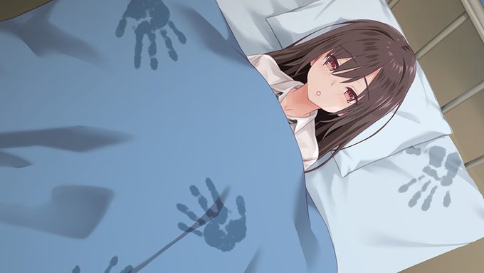 「bed sheet brown eyes」 illustration images(Latest)