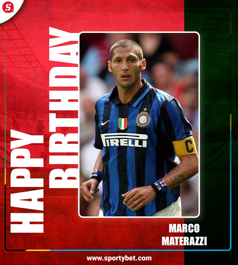 Happy Birthday, Marco Materazzi      