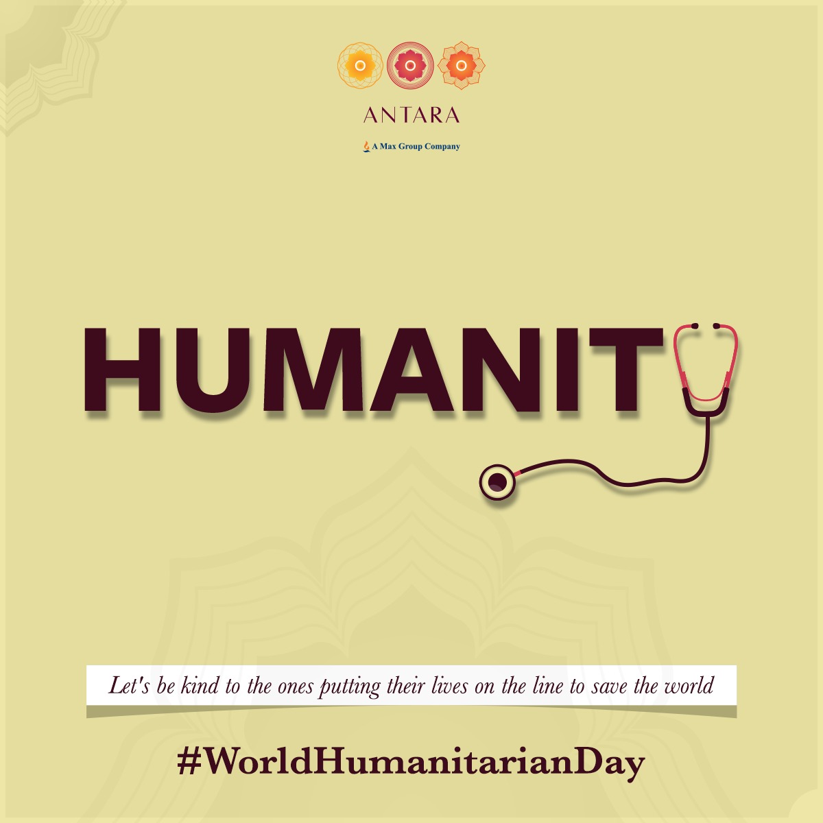 This #WorldHumanitarianDay, let's stand together to show our gratitude & support to the #frontlineworkers, who are working beyond their call of duty to make the world a better place.

#HumanitarianHelp #Humanity #HumanitarianDay