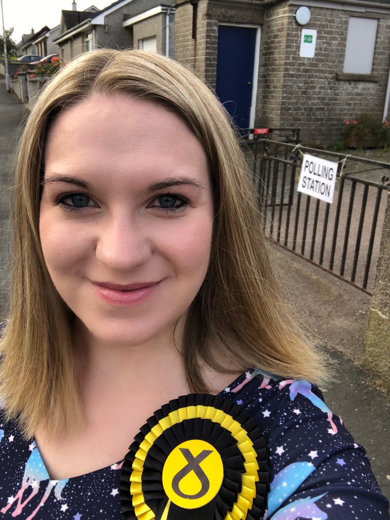 Utterly glaickit this morning - first one into the polling station here at Potterton to cast my vote! 

Wee reminder to make plans for when you are getting out to vote today and I would really appreciate it if you could give me your first preference vote: Jenny Nicol 1 #VoteSNP https://t.co/aBKZxssOyR