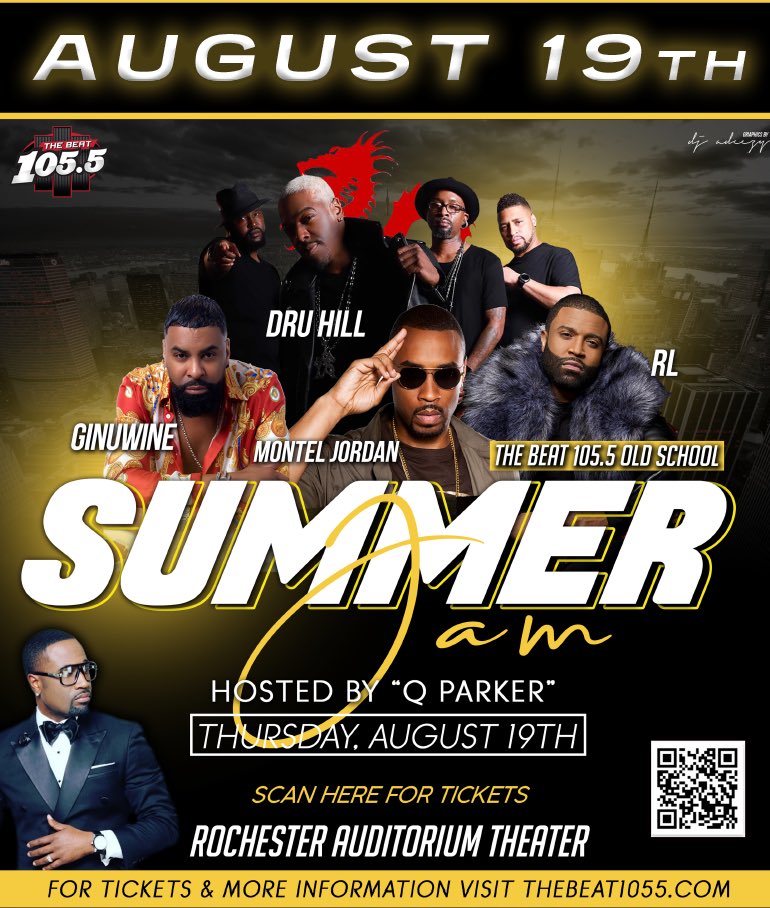 R&amp;B family reunion with my guys tonight at Rochester Summer Jam! <a href="/Ginuwine/">ELGIN</a> <a href="/JustRL/">RL</a> <a href="/therealQparker/">Q Parker</a> <a href="/DruHill4Real/">Dru Hill</a> <a href="/OfficialSisQo/">SisQó</a> <a href="/montelljordan/">Montell Jordan</a> #Thisishowwedoit