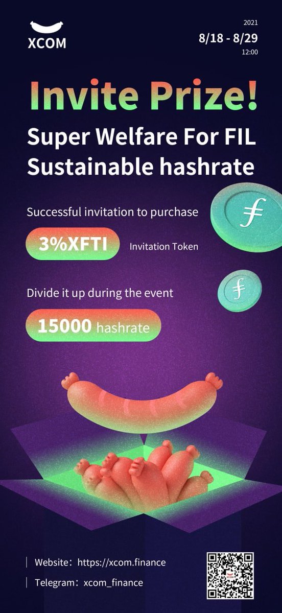 Earn XFTI by inviting others to buy XFT
see details: yuque.com/xcom/doc/wsp4f0