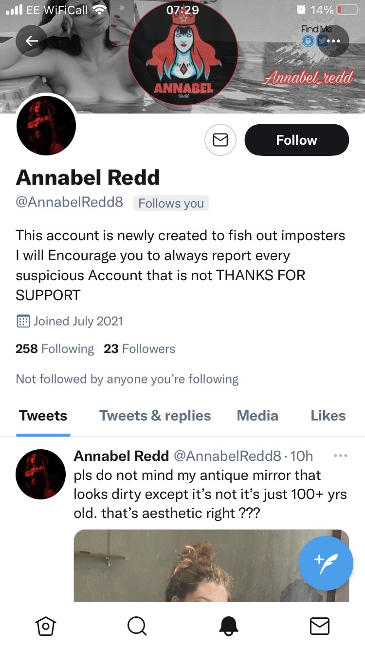 Jew1leon on Twitter " AnnabelRedd you have another catfish beautiful