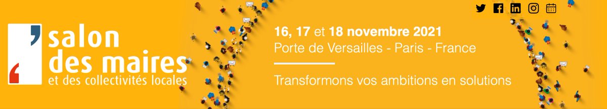 theShiftPR0JECT's tweet photo. 📌Le Salon des Maires et des Collectivités Locales (SMCL) se tiendra du 16 au 18 novembre 2021 ! Le Shift y interviendra sur les sujets de #mobilite, le PTEF et la #resilience des territoires 👉 Toutes les infos sur l'événement : https://t.co/9VEdqjsjyG https://t.co/736vdcn5Fp