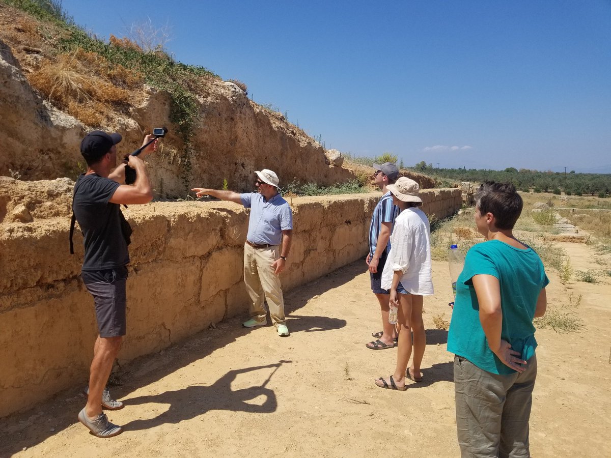 A huge thanks to Dr. Lolos for an after hours tour of the site and his amazing facilities be at Sikyon.