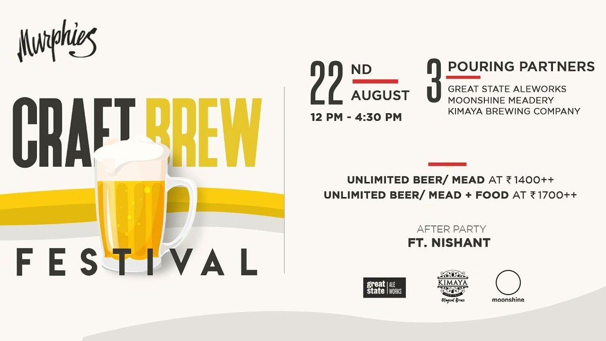 We're pouring at Craft Brew Festival this Sunday! 
#KimayaBrewingCompany