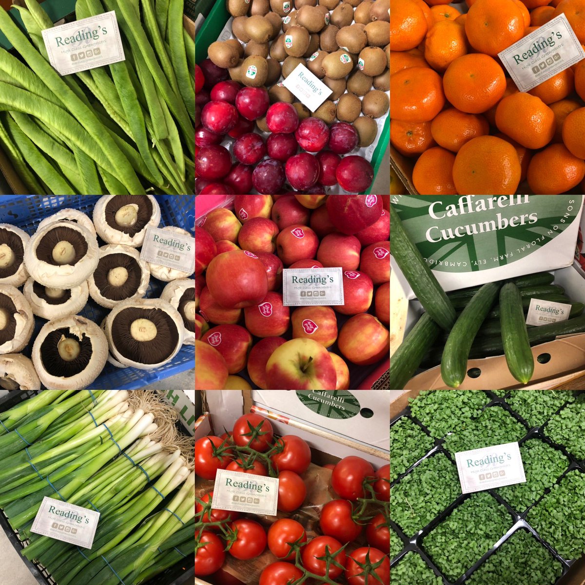Goooood Morning.

It may be overcast out today, but we’re bursting with colour in here 🍎🥦🫐🍋🫑🍌🧀🍑🍐🍒🌽🥭🍇🥕🥒🍆🥖🍞

Shop open,  Mon-Sat   08:30-17:30

Trade and public welcome 😊