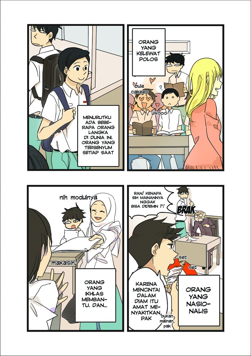Happy (late) Indonesia Independence Day ❤️🤍
(1/4)
old comic (2015), feel free to read it✨
