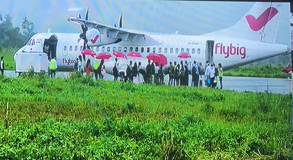 First scheduled flight of @flybigairlines to Tezu commences today.  Passengers to #Guwahati boarding the flight at Tezu Airport. #UDAN