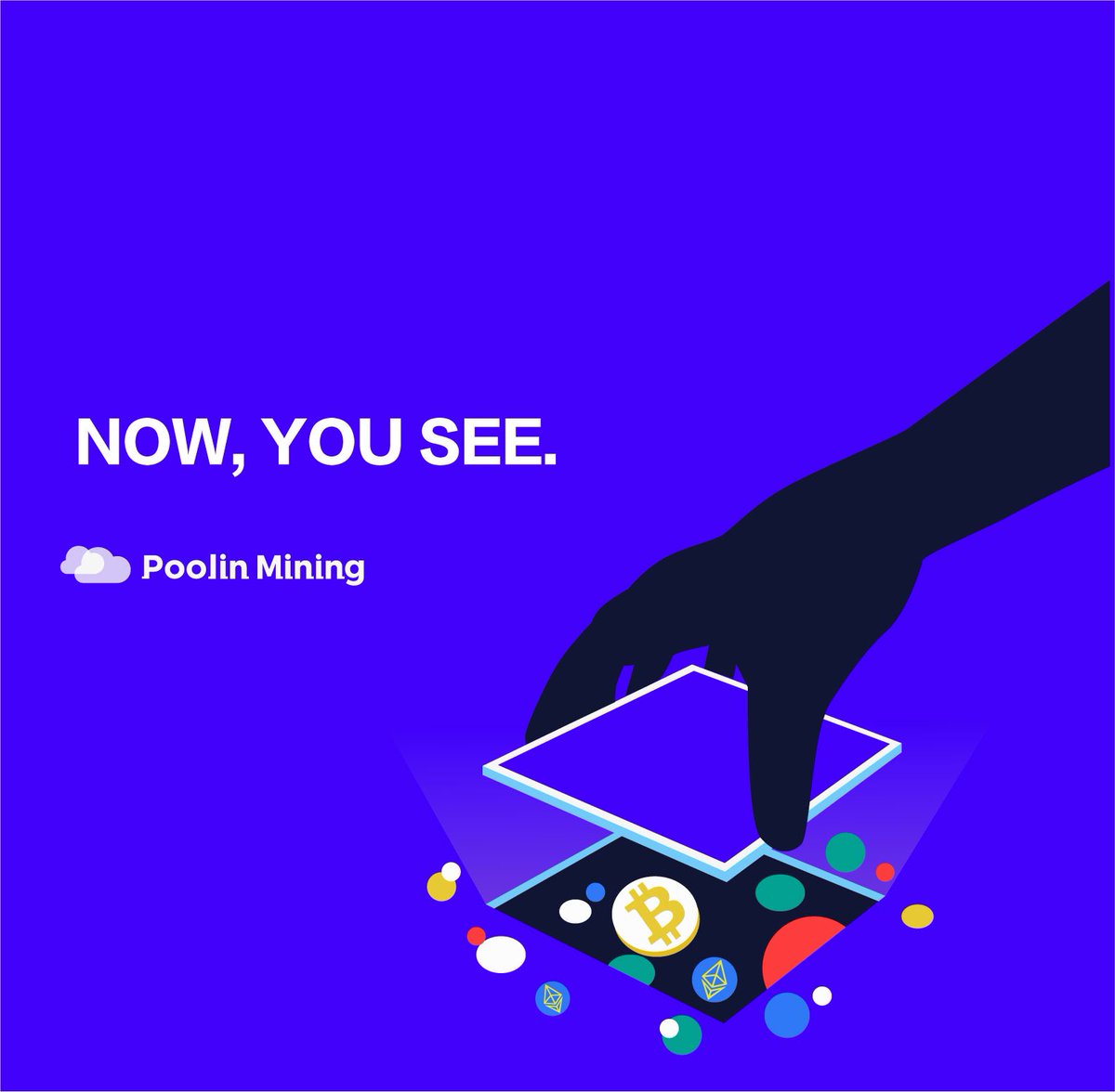 Poolinmining's tweet image. Now, you see👀. #poolinmining