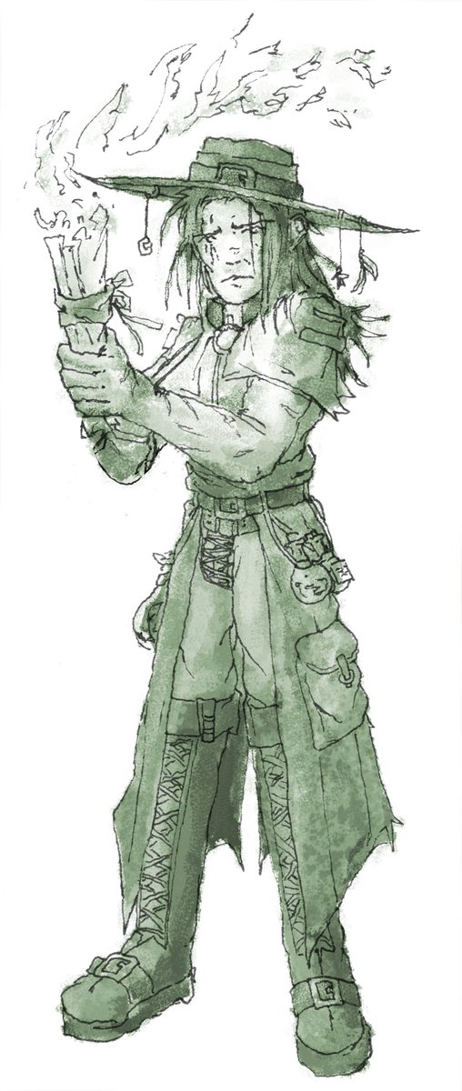 AntesCompany's tweet photo. Wizman supplement is entering art phase. Here's a piece that will not make the final cut for reasons but will be included in an addon appendix

#ttrpg #wizardman #indiedev #art https://t.co/xPQlQsD6G4