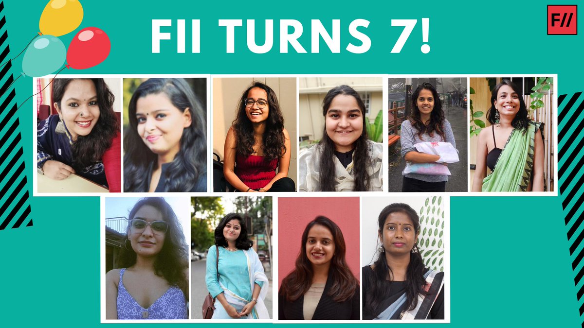 FeminismInIndia's tweet photo. IT'S OUR BIRTHDAY! FII turns 7 today! 🥳🎉🌸🎊
FII has tirelessly created long-form stories, videos, podcasts, comics, infographics that have helped make feminism engaging and relevant. #BecomeAMember
To support us, click on the link: https://t.co/W02RZ3XtHY https://t.co/ocliRjCZBf