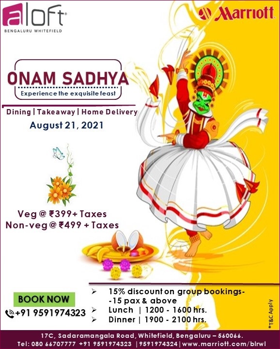BengaluruAloft's tweet photo. #Onam2021 https://t.co/96C9uFZF7K