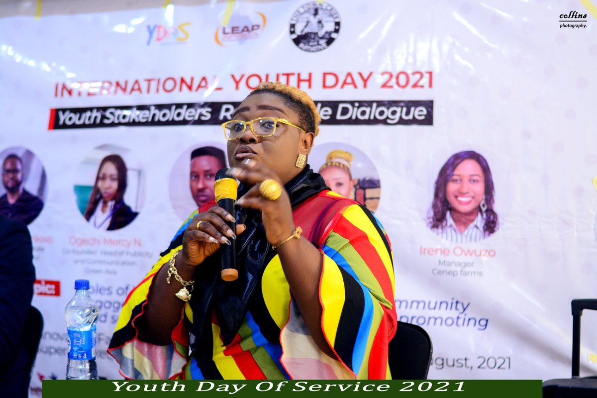 TownCrierAfrica's tweet photo. On Saturday, 14th August, @TownCrierAfrica , @DULF, #SpeakerNYAN, #FemaleStudent, #REDFoundation, #NYCNEnuguEast, Ophel Consult &amp; other Organizations carried a Youth Stakeholders Roundtable Dialogue to celebrate the #IYD20211 Youth Day of Service an initiative of #LEAPAfrica https://t.co/T7JUC5wbkx