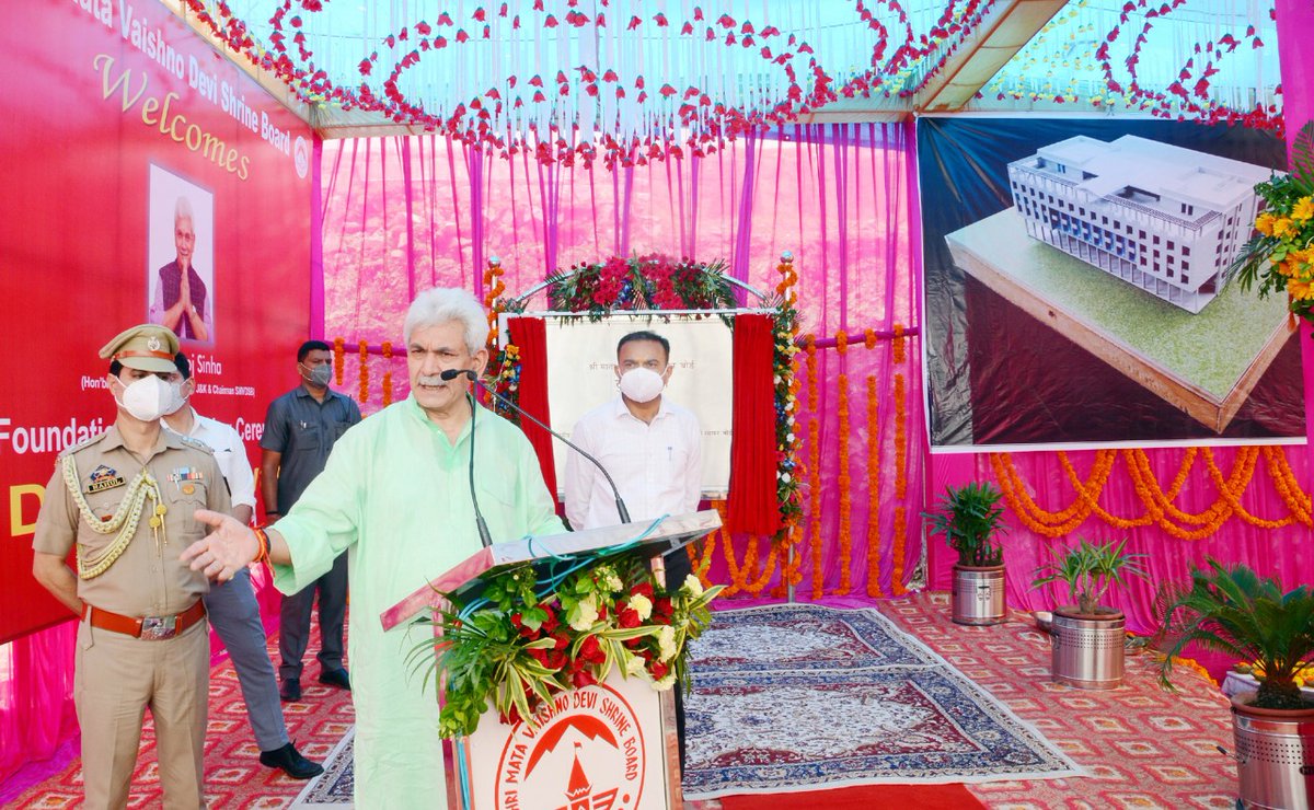 Manoj Sinha tweet media