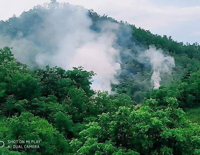 SAC opened arbitrary heavy artillery fire on IDP camps &amp; areas where PDF members were present in Kani tsp, Sagaing.  #WhereIsTheBurmaBill #Aug19Coup  #WhatsHappeningInMyanmar
