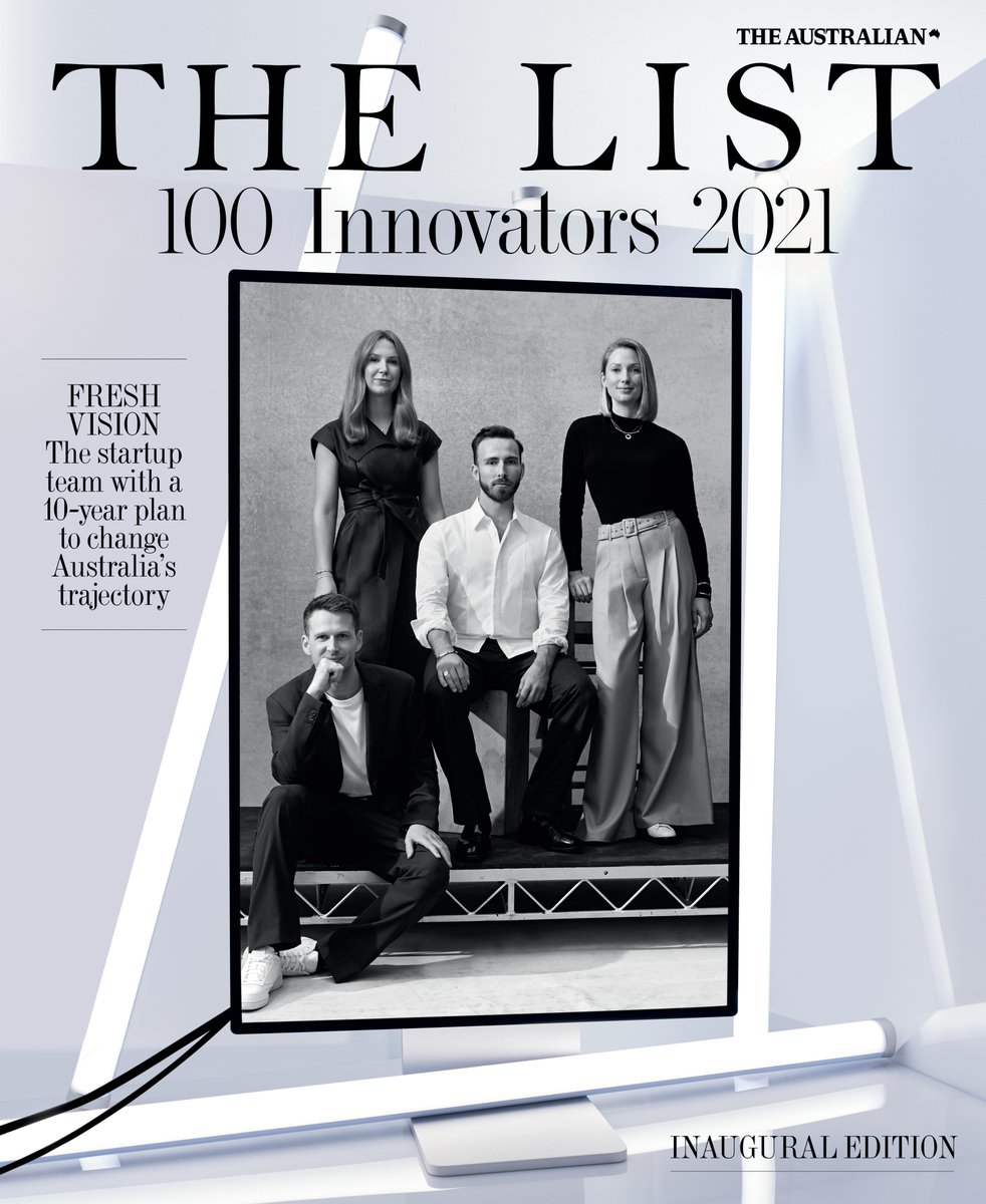 David Swan on Twitter: "The last months and a team at @australian and @vogueaustralia have been busy producing The List: 100 Innovators, celebrating Australia's top entrepreneurs and founders. A big
