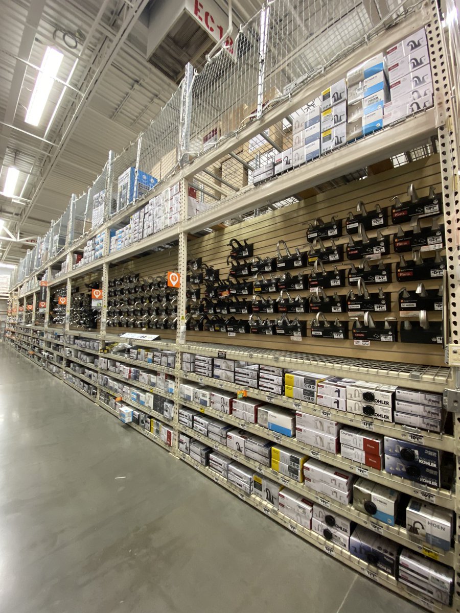 We had some fun gutting the faucet aisle tonight! #4738family killing it again! Here is a little before and after action for you!