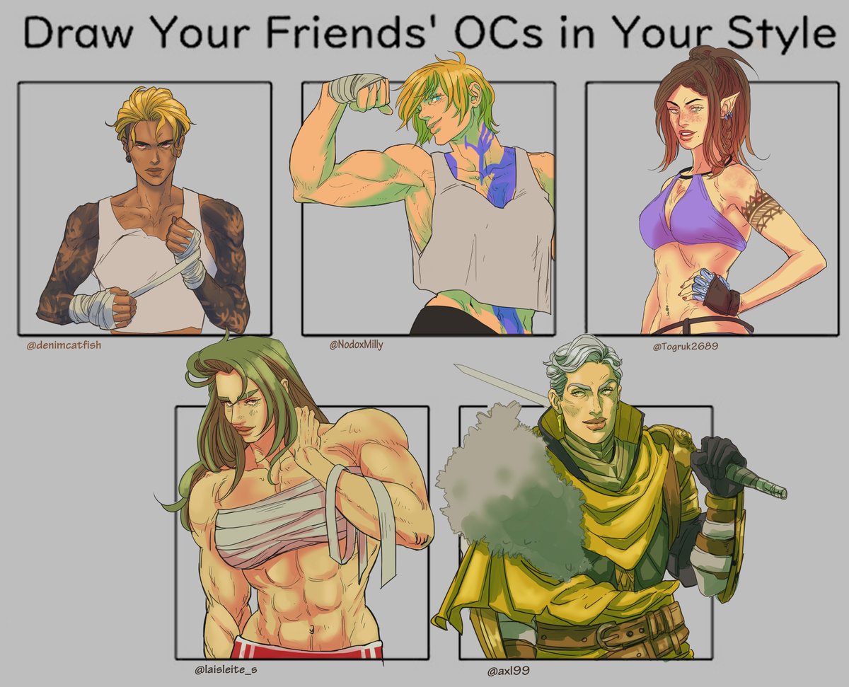 Thank you for letting me draw your gorgeous OCs<3<3<3 